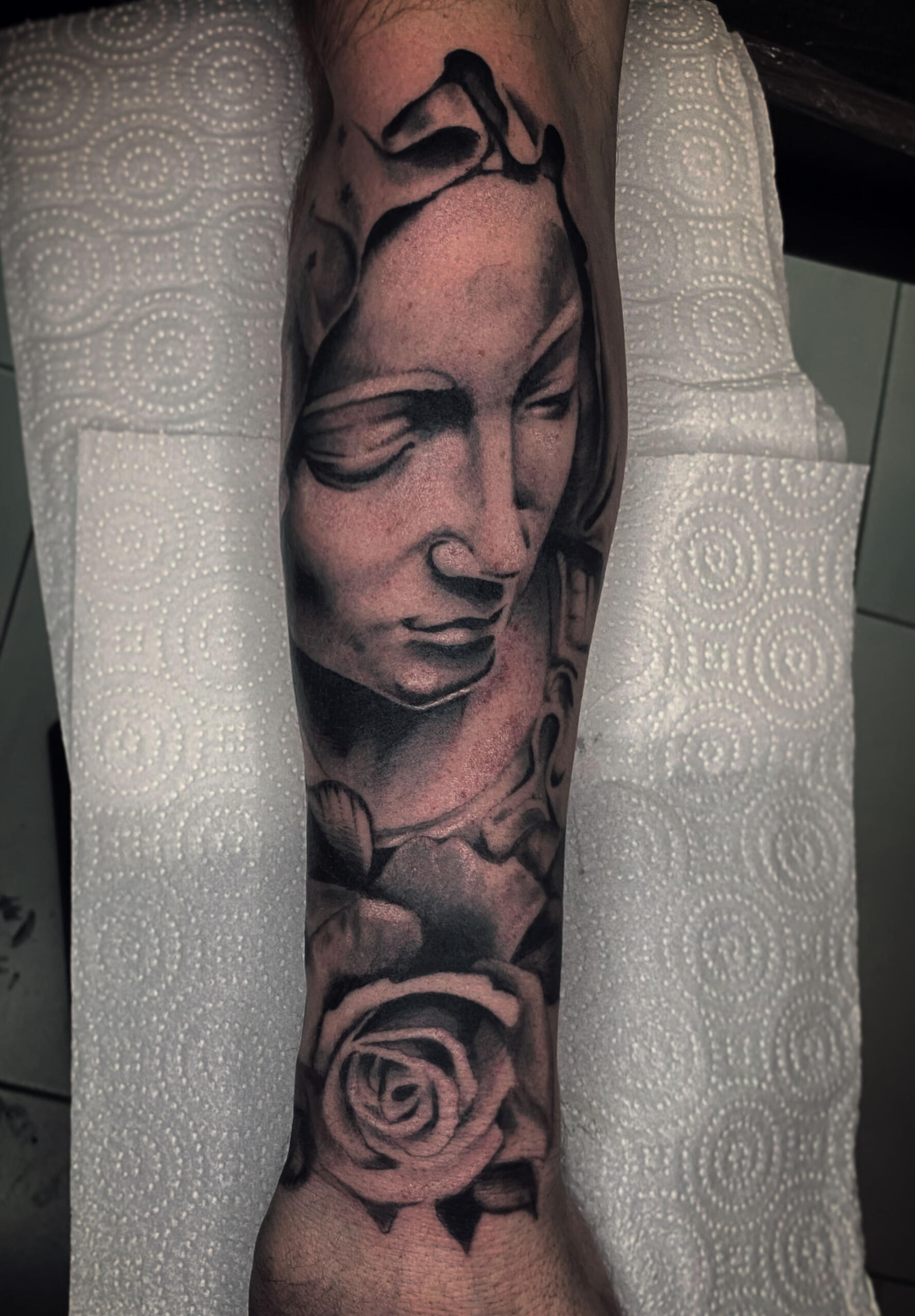 Virgin realistic tattooo